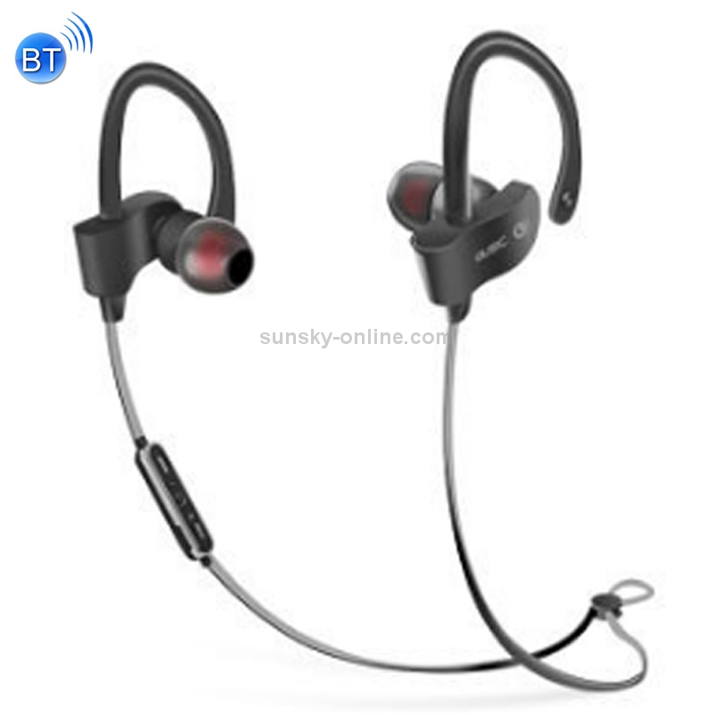Ear Hooks Stereo Sports Wireless Bluetooth Earphones, with Mic Support  1 Connect 2 Function