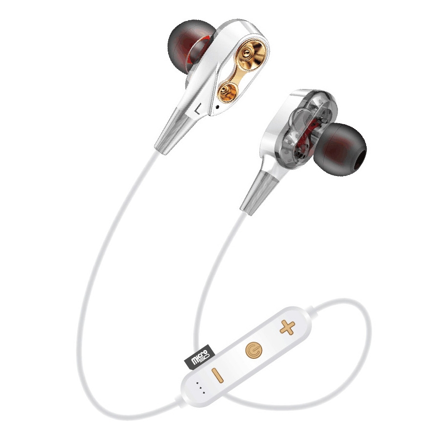 MG-G23 Portable Sports Bluetooth V5.0 Bluetooth Headphones, with 4 Speakers(White) MG-G23 Portable Sports Bluetooth V5.0 Bluetooth Headphones, with 4 Speakers(White)