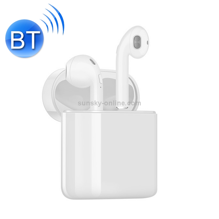 i20 Wireless Bullet Window TWS Bluetooth 5.0 Headset(White)