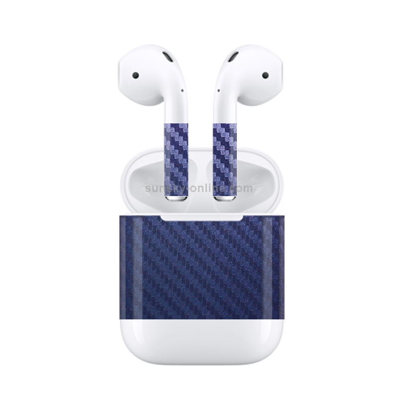 Wired Earphones Charging Box Protective Film Dustproof Sticker for Apple AirPods 1 / 2(Purple Blue) Wired Earphones Charging Box Protective Film Dustproof Sticker for Apple AirPods 1 / 2(Purple Blue)