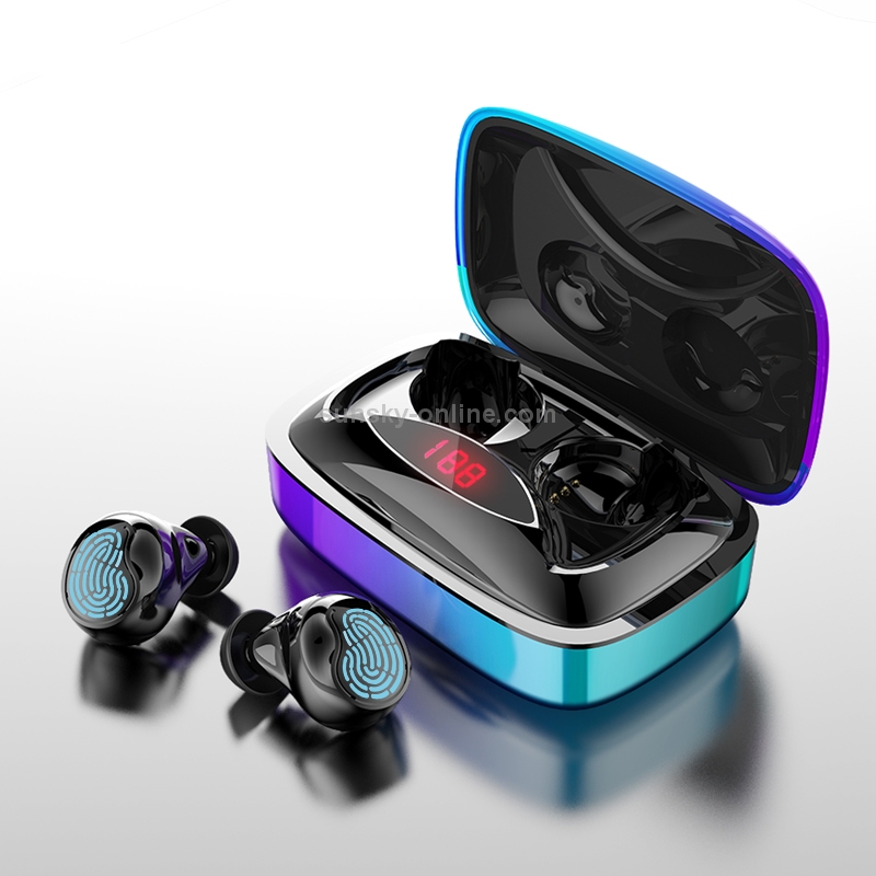HAMTOD X29 TWS Bluetooth 5.0 Fingerprint Touch Wireless Bluetooth Earphone with Charging Box & Intelligent Digital Display, Support Binaural Call & Bluetooth Auto Connect(Breathing Crystal) HAMTOD X29 TWS Bluetooth 5.0 Fingerprint Touch Wireless Bluetooth Earphone with Charging Box & Intelligent Digital Display, Support Binaural Call & Bluetooth Auto Connect(Breathing Crystal)