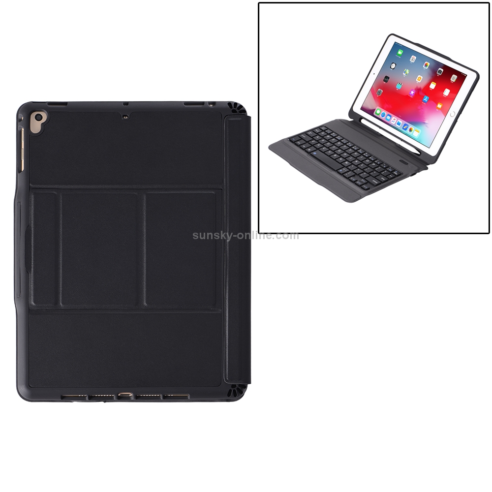 T-205 For iPad 2017 & 2018 / Pro 9.7 / Air 2 / Air Detachable Ultra-thin Bluetooth Keyboard Tablet Case with Holder & Pen Slot & Touch Panel (Black) T-205 For iPad 2017 & 2018 / Pro 9.7 / Air 2 / Air Detachable Ultra-thin Bluetooth Keyboard Tablet Case with Holder & Pen Slot & Touch Panel (Black)