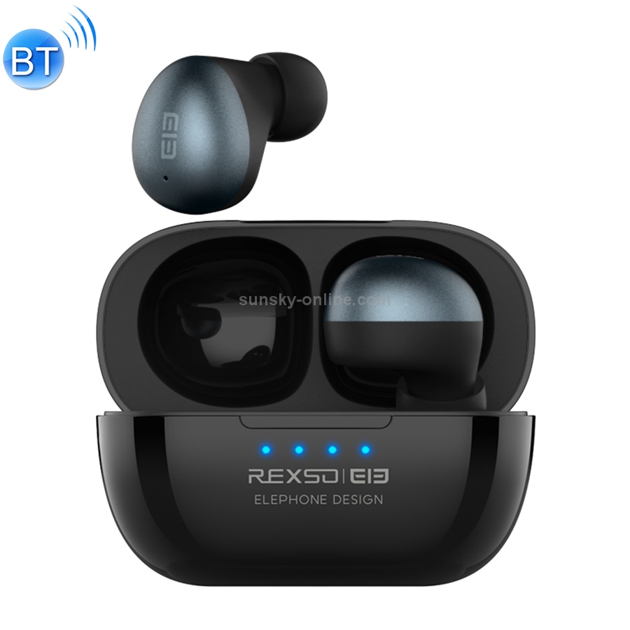 ELEPHONE Elepods S TWS IPX5 Waterproof Bluetooth 5.0 Smart Noise Cancelling Wireless Bluetooth Earphone with Charging Case(Black) ELEPHONE Elepods S TWS IPX5 Waterproof Bluetooth 5.0 Smart Noise Cancelling Wireless Bluetooth Earphone with Charging Case(Black)
