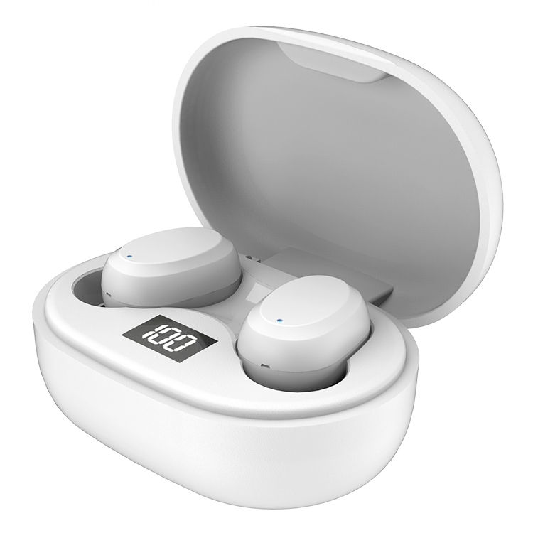 AIN AT-X80J Smart Call Noise Reduction Bluetooth Earphone with Charging Box & Battery Digital Display, Support Touch & Voice Assistant & Automatic Connection (White) AIN AT-X80J Smart Call Noise Reduction Bluetooth Earphone with Charging Box & Battery Digital Display, Support Touch & Voice Assistant & Automatic Connection (White)
