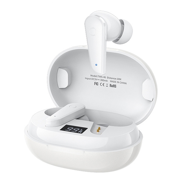 REMAX TWS-46 ANC Active Noise Cancellation True Wireless Bluetooth Earphones (White) REMAX TWS-46 ANC Active Noise Cancellation True Wireless Bluetooth Earphones (White)