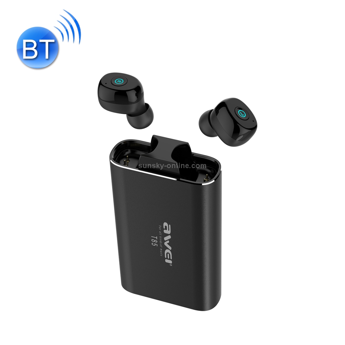 awei T85 Binaural wireless Bluetooth Headset (Black) awei T85 Binaural wireless Bluetooth Headset (Black)
