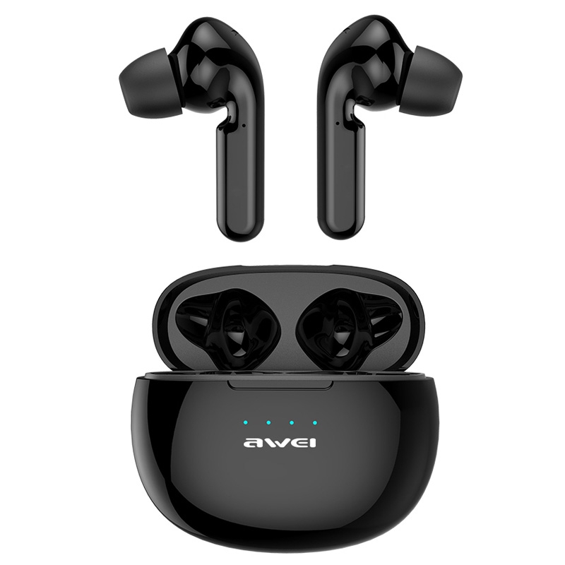 awei T15 TWS Bluetooth V5.0 Ture Wireless Sports Headset with Charging Case(Black) awei T15 TWS Bluetooth V5.0 Ture Wireless Sports Headset with Charging Case(Black)