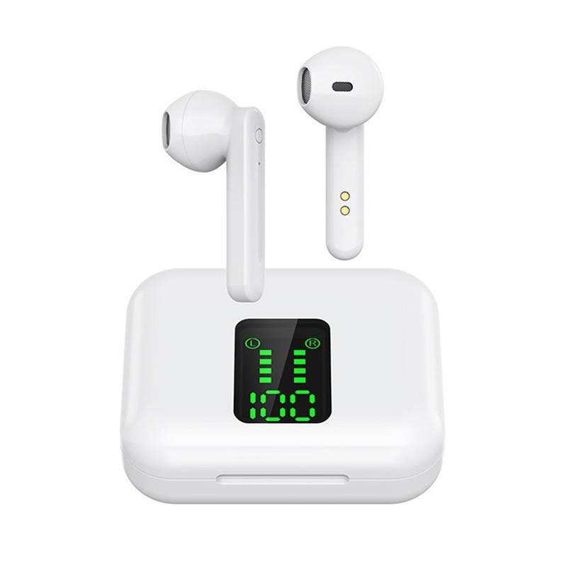 L12 Bluetooth 5.0 TWS Touch Digital Display Wireless Bluetooth Earphone with Charging Box(White) L12 Bluetooth 5.0 TWS Touch Digital Display Wireless Bluetooth Earphone with Charging Box(White)