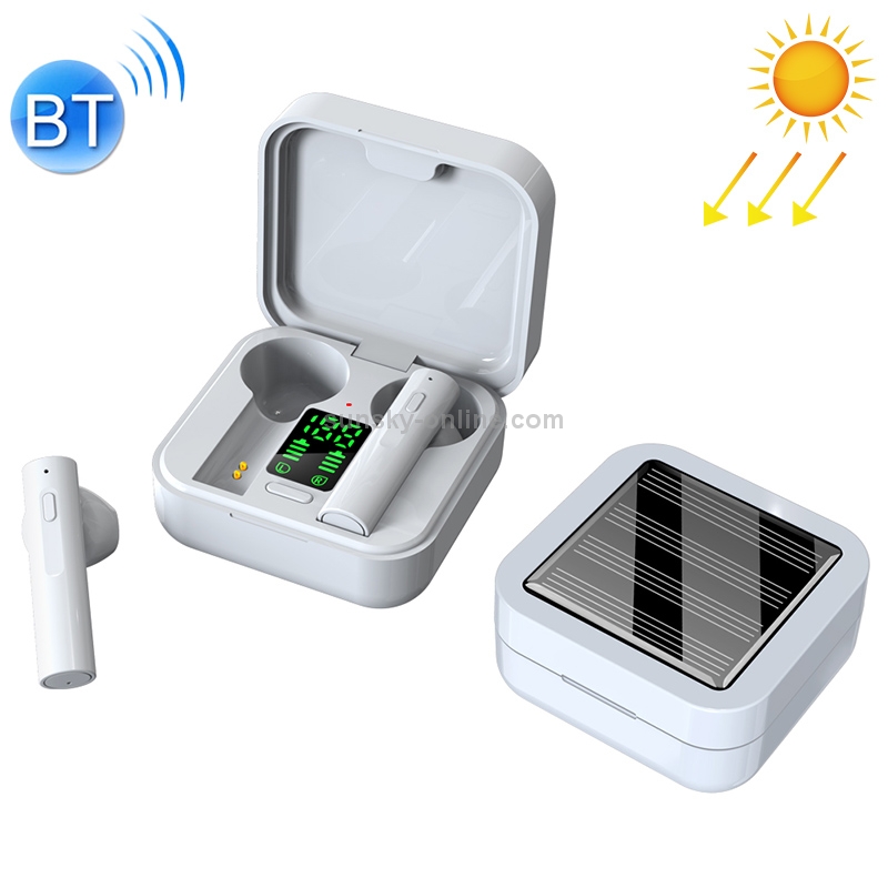 Air6 Plus Bluetooth 5.0 Mini Solar Charging Sport Wireless Bluetooth Earphone with Charging Box Air6 Plus Bluetooth 5.0 Mini Solar Charging Sport Wireless Bluetooth Earphone with Charging Box