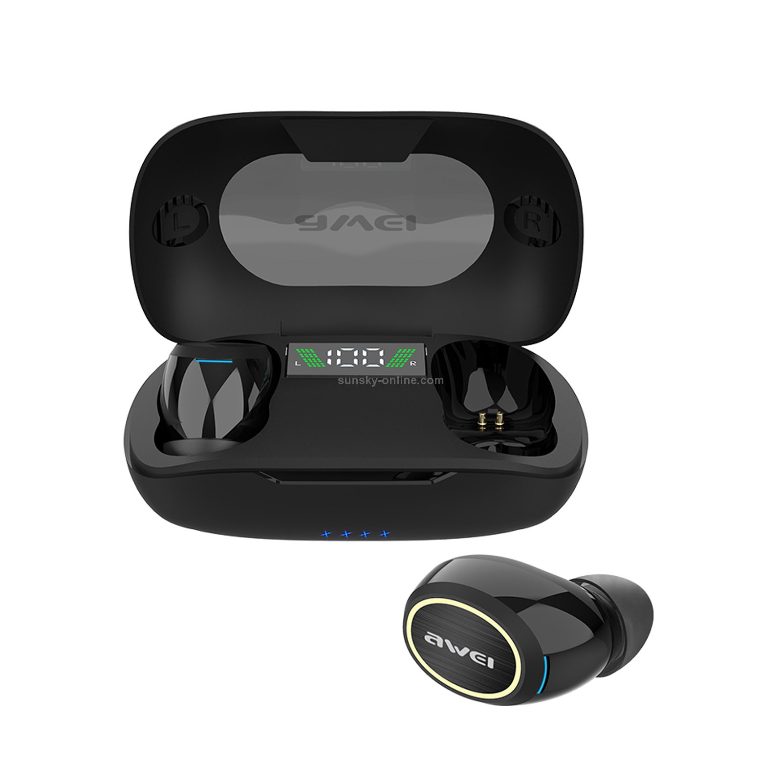 awei TA3 Bluetooth 5.0 ANC Active Noise Reduction Wireless Bluetooth Earphone (Black) awei TA3 Bluetooth 5.0 ANC Active Noise Reduction Wireless Bluetooth Earphone (Black)