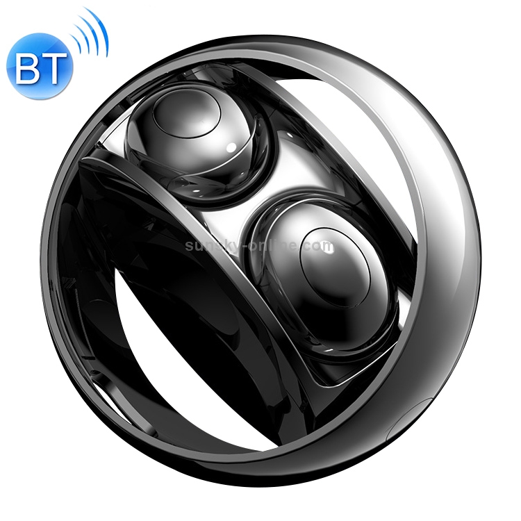 H8 IPX6 Waterproof Button Version Mini Bluetooth Earphone with Star Ring Charging Box, Support Call & Voice Assistant(Black) H8 IPX6 Waterproof Button Version Mini Bluetooth Earphone with Star Ring Charging Box, Support Call & Voice Assistant(Black)