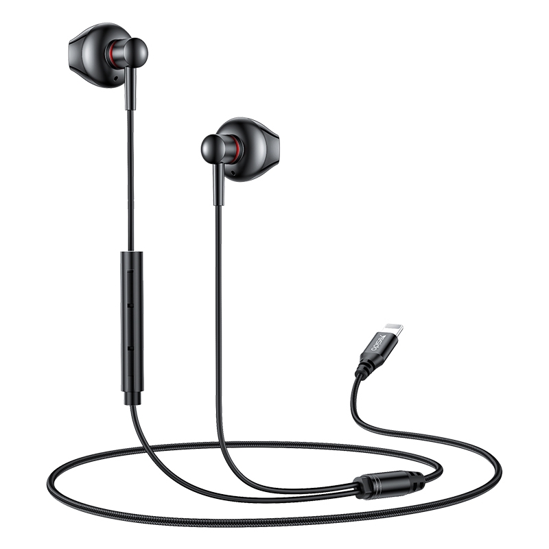 Yesido YH48 8 Pin Metal Line-Control In-Ear Wired Earphone, Length: 1.2m (Black) Yesido YH48 8 Pin Metal Line-Control In-Ear Wired Earphone, Length: 1.2m (Black)