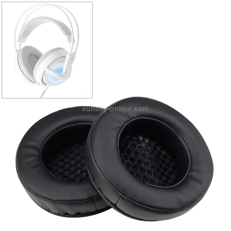 2 PCS For XIBERIA V2 / V5 / X10 / X12 Thicken Headphone Cushion Sponge Cover Earmuffs Replacement Earpads(Black) 2 PCS For XIBERIA V2 / V5 / X10 / X12 Thicken Headphone Cushion Sponge Cover Earmuffs Replacement Earpads(Black)