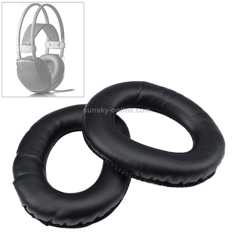 2 PCS For AKG K44 / K55 / K66 / K77 / K99 Headphone Cushion Sponge Cover Earmuffs Replacement Earpads 2 PCS For AKG K44 / K55 / K66 / K77 / K99 Headphone Cushion Sponge Cover Earmuffs Replacement Earpads