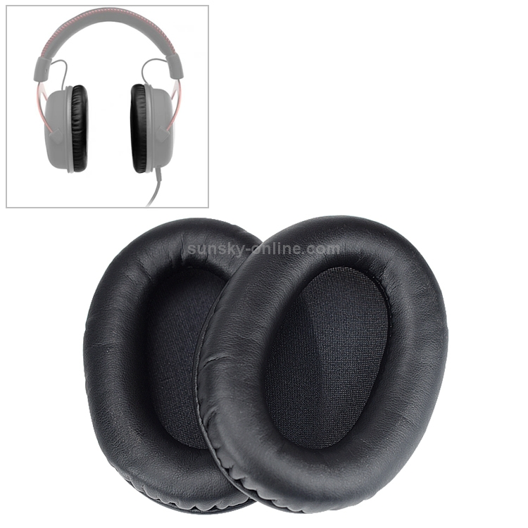 2 PCS For Kingston KHX-HSCP / HyperX Cloud II Headphone Cushion Protein Sponge Cover Earmuffs Replacement Earpads 2 PCS For Kingston KHX-HSCP / HyperX Cloud II Headphone Cushion Protein Sponge Cover Earmuffs Replacement Earpads