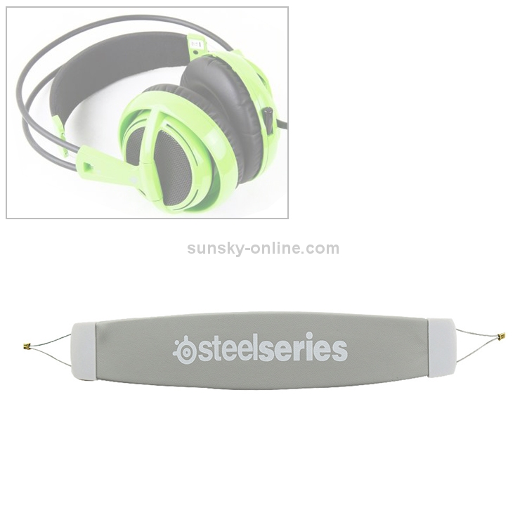For Steelseries Siberia V1 / V2 Replacement Headband Head Beam Headgear Pad Cushion Repair Part (Silver Grey) For Steelseries Siberia V1 / V2 Replacement Headband Head Beam Headgear Pad Cushion Repair Part (Silver Grey)