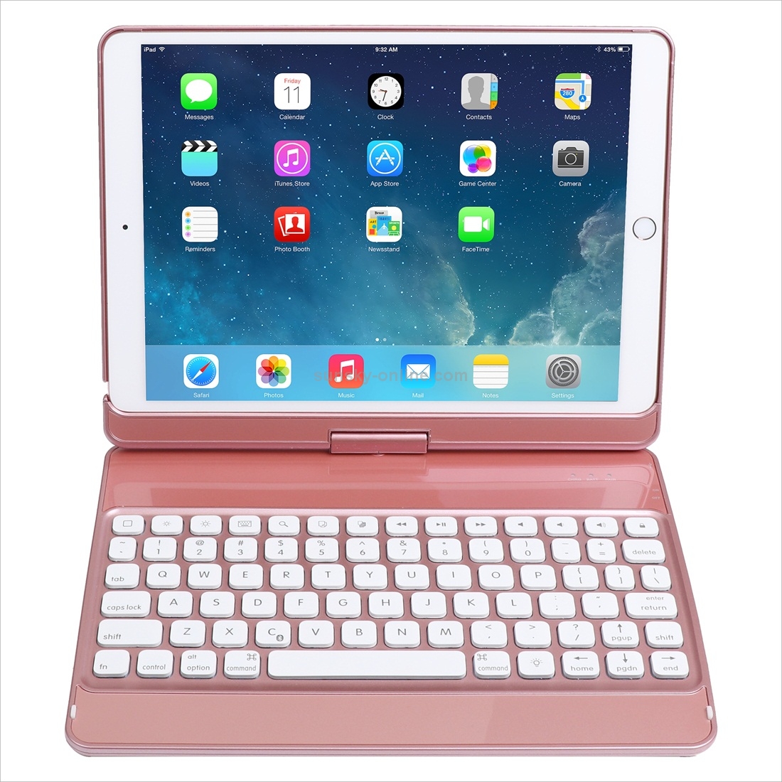 K766 For iPad 10.2/iPad Air 3 10.5/iPad Pro 10.5 360-degree Rotating Seven-color Backlit Bluetooth Keyboard Leather Tablet Case (Rose Gold) K766 For iPad 10.2/iPad Air 3 10.5/iPad Pro 10.5 360-degree Rotating Seven-color Backlit Bluetooth Keyboard Leather Tablet Case (Rose Gold)