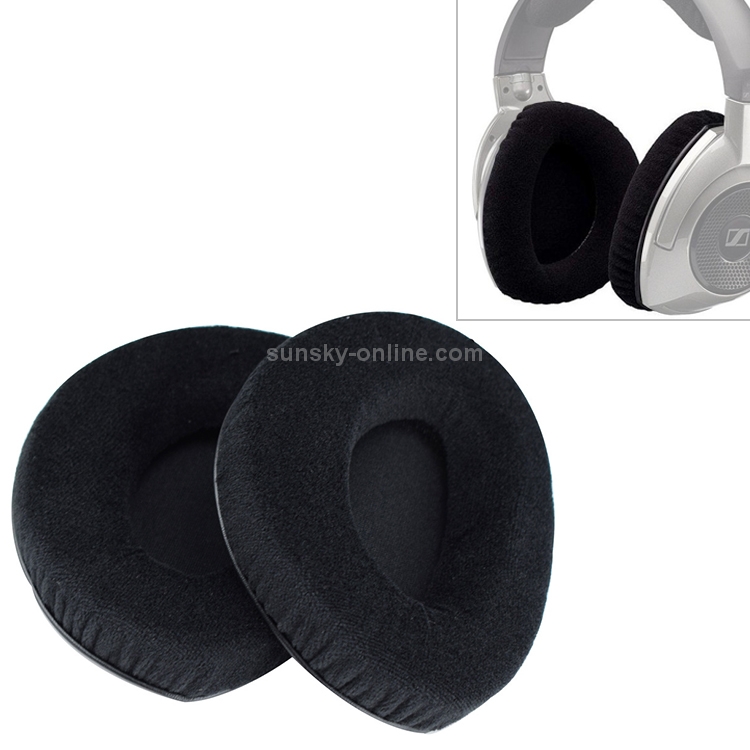 2 PCS For Sennheiser RS160 / 170 / HDR170 / 180 / 160 Flannelette Earphone Cushion Cover Earmuffs Replacement Earpads without Buckle 2 PCS For Sennheiser RS160 / 170 / HDR170 / 180 / 160 Flannelette Earphone Cushion Cover Earmuffs Replacement Earpads without Buckle