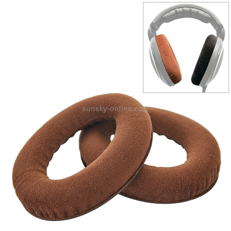 2 PCS For Sennheiser HD515 / HD555 / HD595 / HD598 / HD558 / PC360 Flannel Earphone Cushion Cover Earmuffs Replacement Earpads with Tone Tuning Cotton(Brown) 2 PCS For Sennheiser HD515 / HD555 / HD595 / HD598 / HD558 / PC360 Flannel Earphone Cushion Cover Earmuffs Replacement Earpads with Tone Tuning Cotton(Brown)