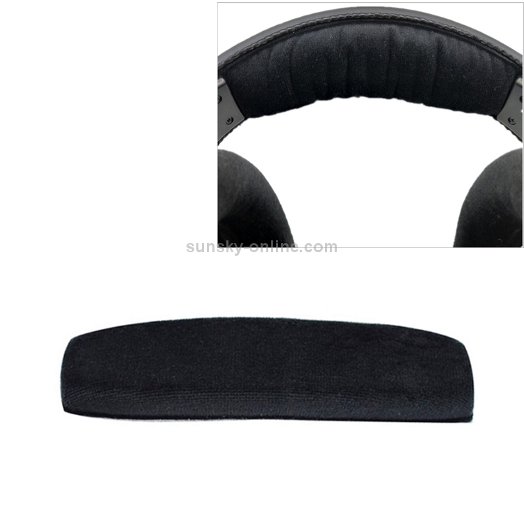 2 PCS For Sennheiser HD515 / HD555 / HD595 / HD598 / HD558 / PC360 Flannel Replacement Headband Head Beam Headgear Cover(Black) 2 PCS For Sennheiser HD515 / HD555 / HD595 / HD598 / HD558 / PC360 Flannel Replacement Headband Head Beam Headgear Cover(Black)