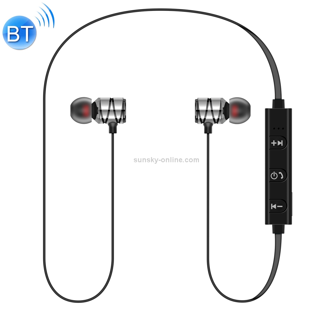 Cagabi SE100 Sports Waterproof Magnetic Earbuds Wireless Bluetooth V4.2 Stereo Headset with Mic(Silver) Cagabi SE100 Sports Waterproof Magnetic Earbuds Wireless Bluetooth V4.2 Stereo Headset with Mic(Silver)