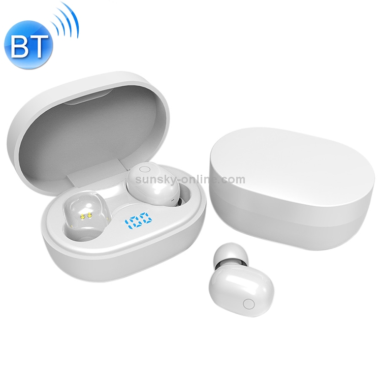 F2 Sports Waterproof Bluetooth Headset Bluetooth 5.0 Wireless Headset with Digital Display(White) F2 Sports Waterproof Bluetooth Headset Bluetooth 5.0 Wireless Headset with Digital Display(White)