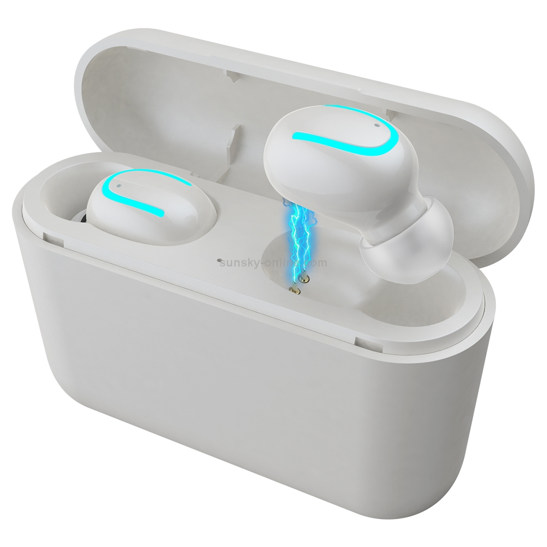 HBQ-Q32 TWS Bluetooth 5.0 Binaural Stereo Wireless Sports Bluetooth Earphone with Charging Box(White) HBQ-Q32 TWS Bluetooth 5.0 Binaural Stereo Wireless Sports Bluetooth Earphone with Charging Box(White)