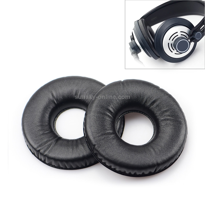 2 PCS For AKG K121 / K121S / K141 / MK II / K142 / HD Headphone Protective Cover Imitation Leather Earmuffs 2 PCS For AKG K121 / K121S / K141 / MK II / K142 / HD Headphone Protective Cover Imitation Leather Earmuffs