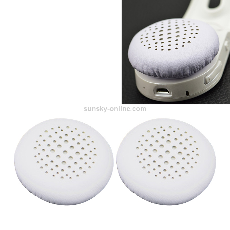 2 PCS For Logitech UE3000 / UE3100 / UE3500 Headphone Protective Cover Soft Sponge Earmuffs (White)