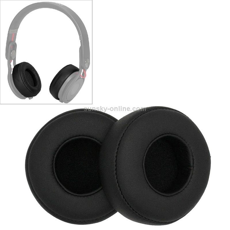 2 PCS For Beats Studio Mixr Headphone Protective Leather Cover Sponge Earmuffs (Black) 2 PCS For Beats Studio Mixr Headphone Protective Leather Cover Sponge Earmuffs (Black)
