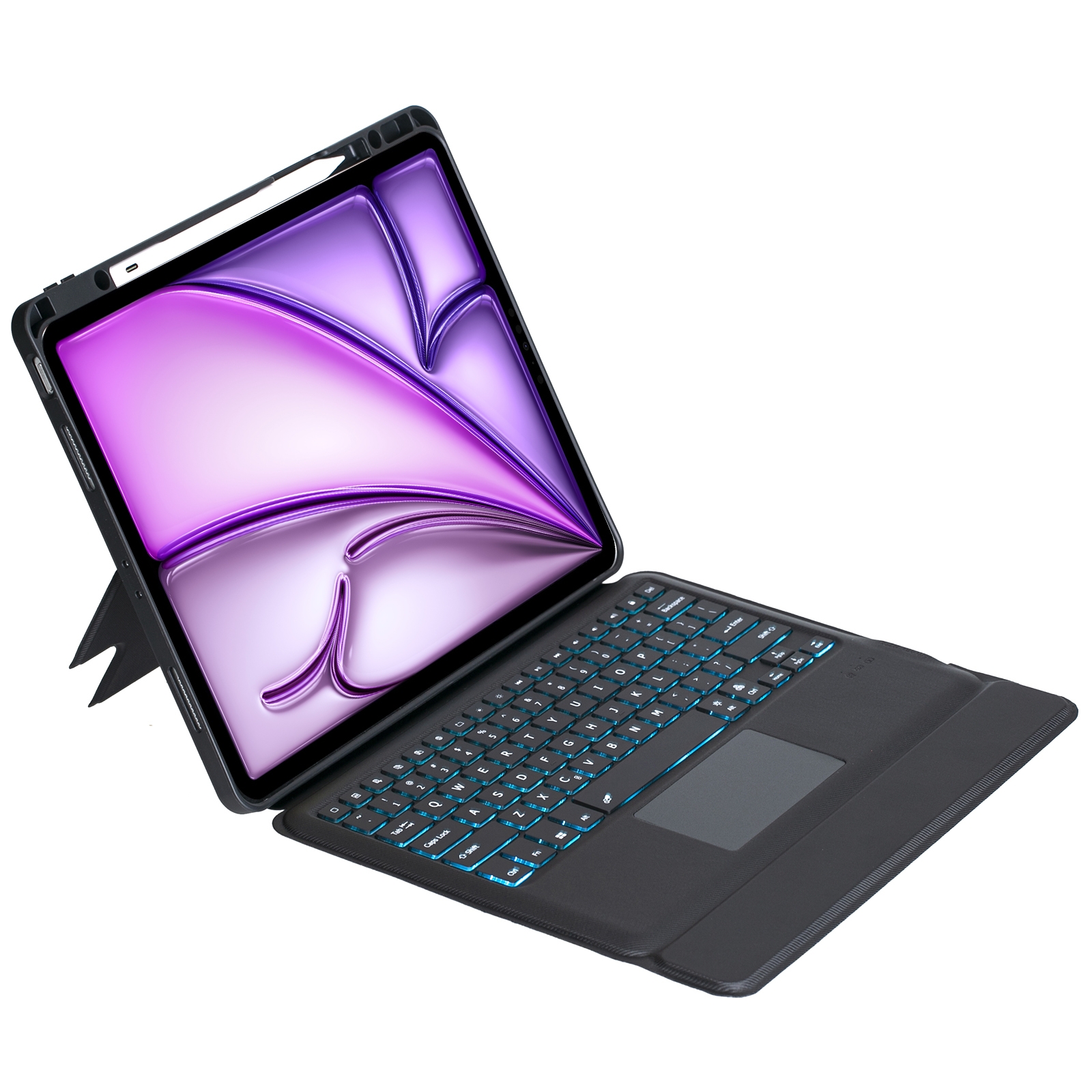 T12B-AS Detachable Rotating Backlit Touch Bluetooth Keyboard Case For iPad Air 13 2024 / Pro 12.9 2022 2021 2020 2018 T12B-AS Detachable Rotating Backlit Touch Bluetooth Keyboard Case For iPad Air 13 2024 / Pro 12.9 2022 2021 2020 2018