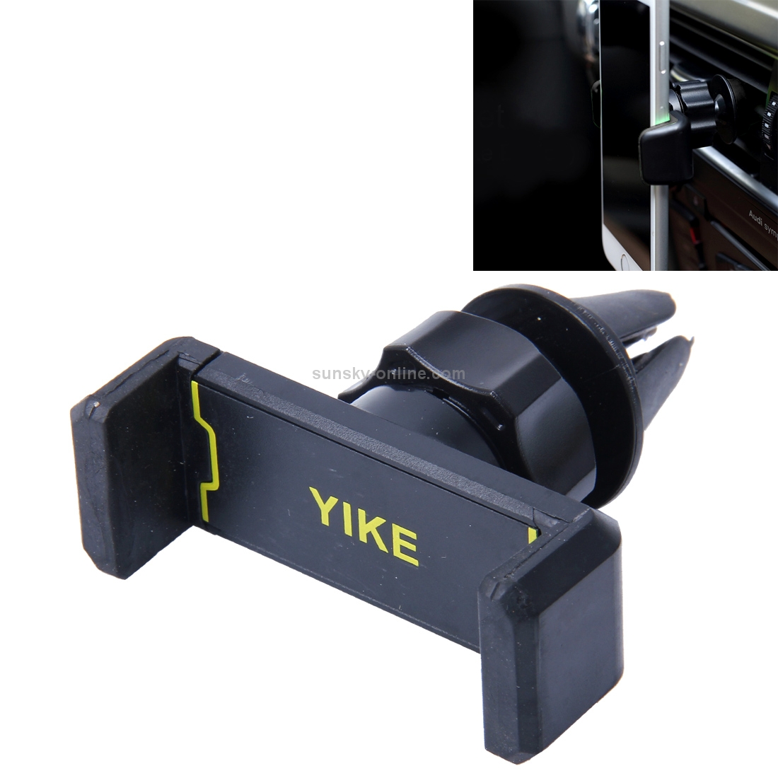 ROCK 360 Degrees Rotating Car Air Vent Mount Phone Holder Stand, Below 6 inch Mobilephones Can Be Used ROCK 360 Degrees Rotating Car Air Vent Mount Phone Holder Stand, Below 6 inch Mobilephones Can Be Used
