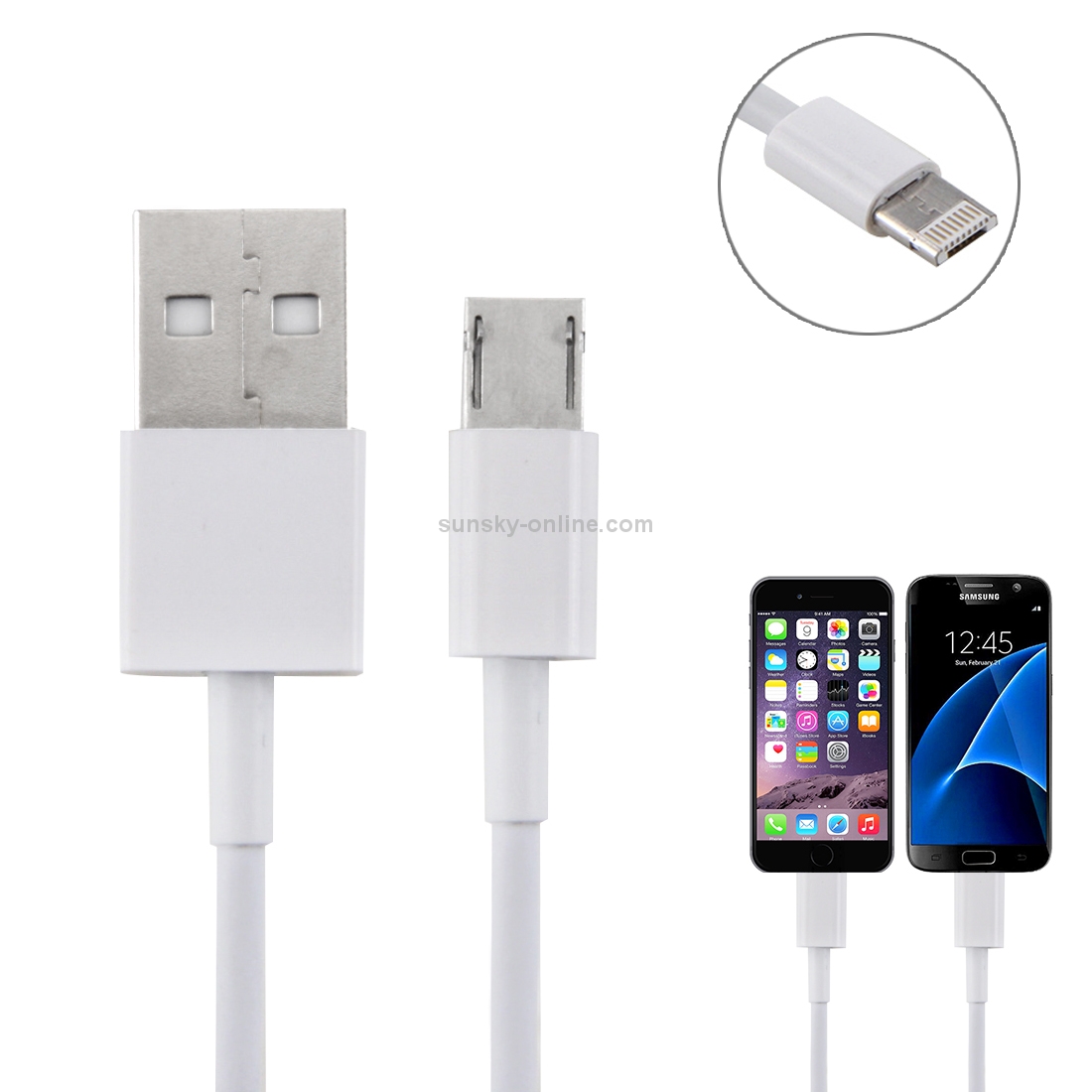 2 in 1 Round Wire 20cm Micro USB & 8 Pin to USB Data / Charger Cable 2 in 1 Round Wire 20cm Micro USB & 8 Pin to USB Data / Charger Cable