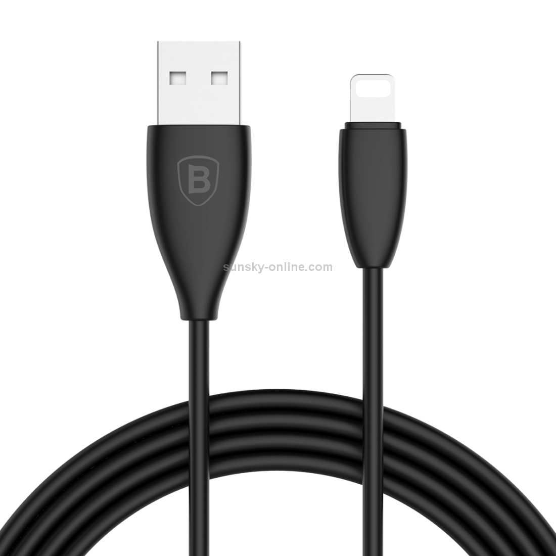 Baseus CALMY-01 1.2m 2A 8 Pin to USB Data Sync Charger Cable / Small Pretty Waist Cable Baseus CALMY-01 1.2m 2A 8 Pin to USB Data Sync Charger Cable / Small Pretty Waist Cable