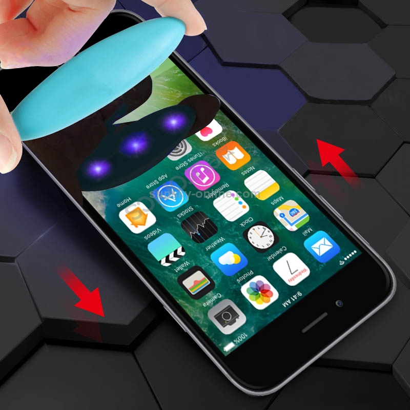 For iPhone 6 & 6s UV Liquid Curved Full Glue Full Screen Tempered Glass Film