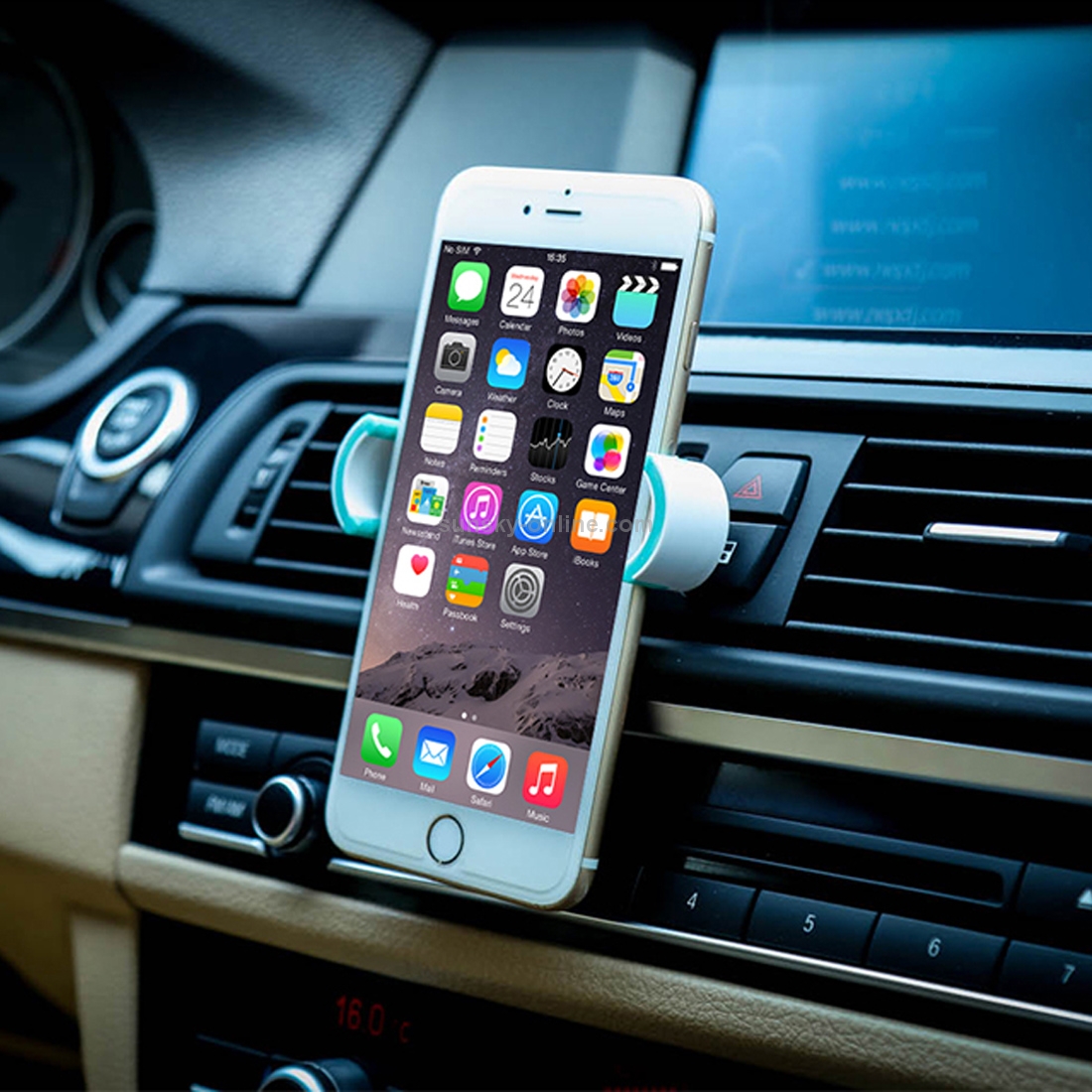 JOYROOM ZS110 360 Degree Rotatable Universal Car Air Vent Phone Holder Stand Mount, Suitable for: 3.5-7 inch JOYROOM ZS110 360 Degree Rotatable Universal Car Air Vent Phone Holder Stand Mount, Suitable for: 3.5-7 inch