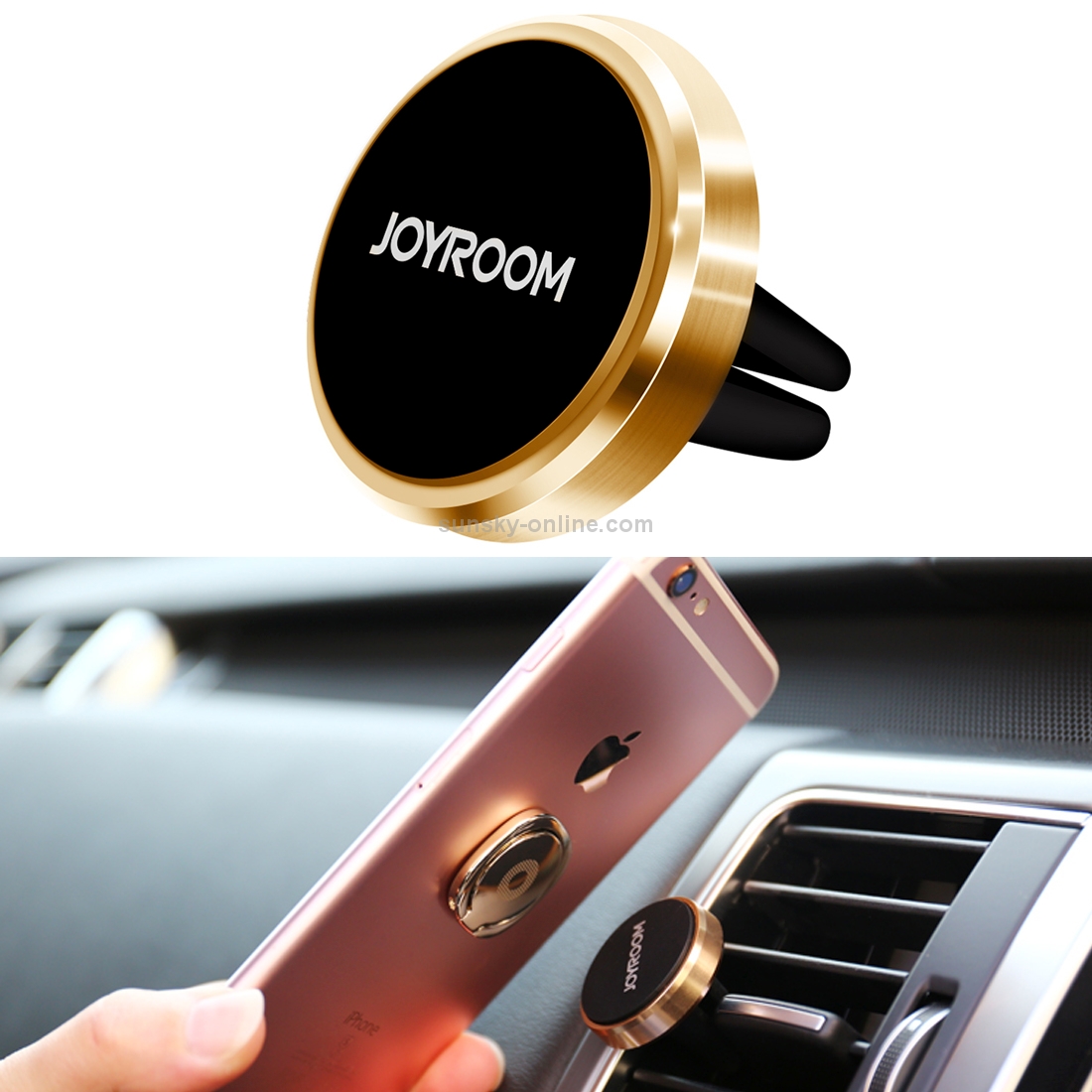 JOYROOM JR-ZS122 Universal Magnetic Car Air Outlet Vent Mount Phone Holder Stand JOYROOM JR-ZS122 Universal Magnetic Car Air Outlet Vent Mount Phone Holder Stand