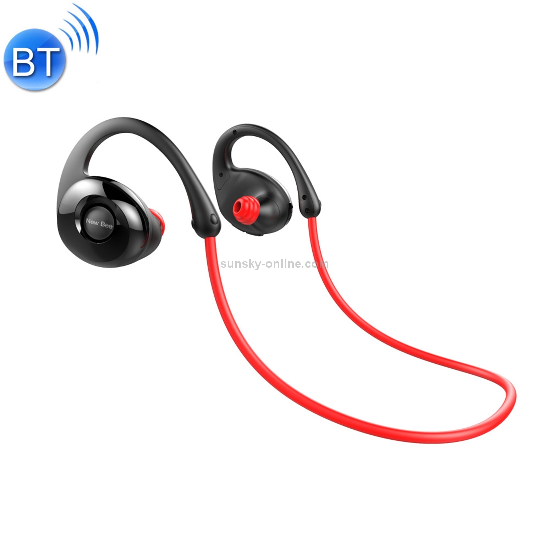 New Bee NB-7 Sweatproof Wireless Bluetooth 4.1 Snail Bionic Stereo In-ear Headphone Sports Headset with Microphone New Bee NB-7 Sweatproof Wireless Bluetooth 4.1 Snail Bionic Stereo In-ear Headphone Sports Headset with Microphone