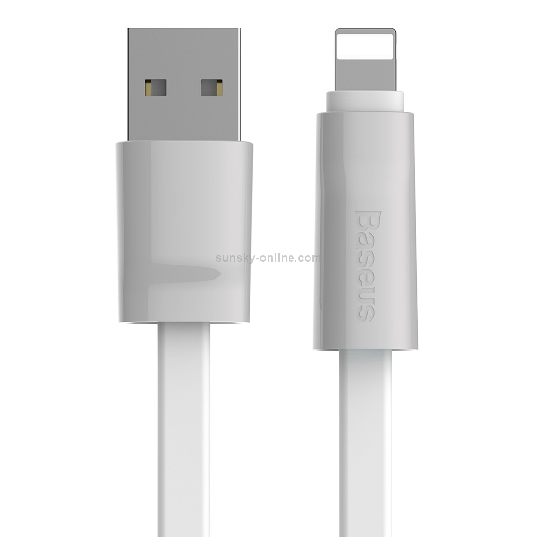 Baseus 1M 2.1A Ice Cream BC1.2 Quick Charge Cable 8pin to USB TPE Data Sync Cable Charging Cable for iPhone & iPad & iPod(Silver) Baseus 1M 2.1A Ice Cream BC1.2 Quick Charge Cable 8pin to USB TPE Data Sync Cable Charging Cable for iPhone & iPad & iPod(Silver)