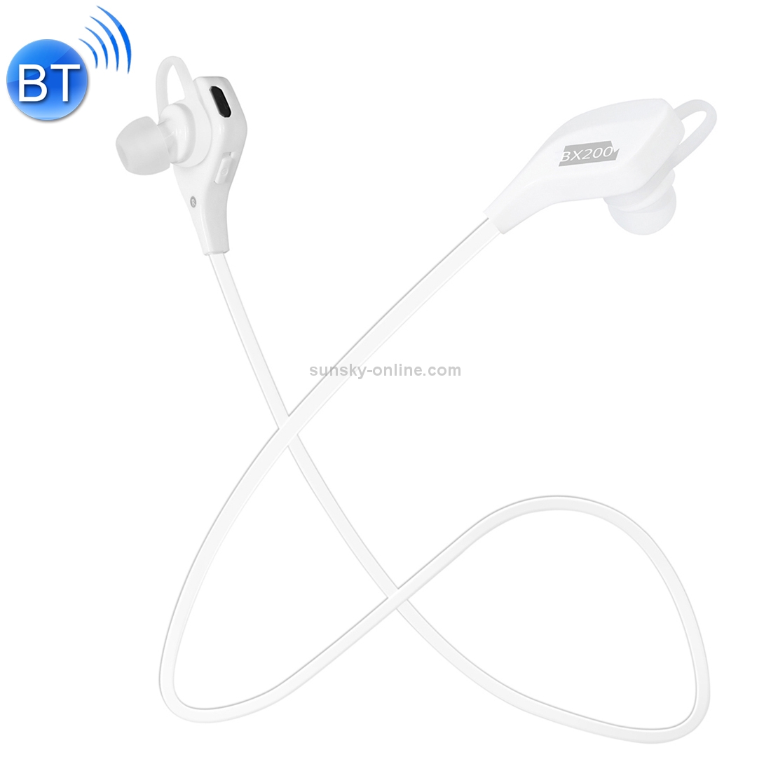 BX200 Sport Beat Stereo Wireless Sports Bluetooth 4.1 Wired Control Earbud Earphone In-ear Headphone with Microphone & Shortcut Keys Photographing & Chinese / English Voice Announcements & 2 Devices Connecting Synchronously & Earphone Battery Display on I BX200 Sport Beat Stereo Wireless Sports Bluetooth 4.1 Wired Control Earbud Earphone In-ear Headphone with Microphone & Shortcut Keys Photographing & Chinese / English Voice Announcements & 2 Devices Connecting Synchronously & Earphone Battery Display on I