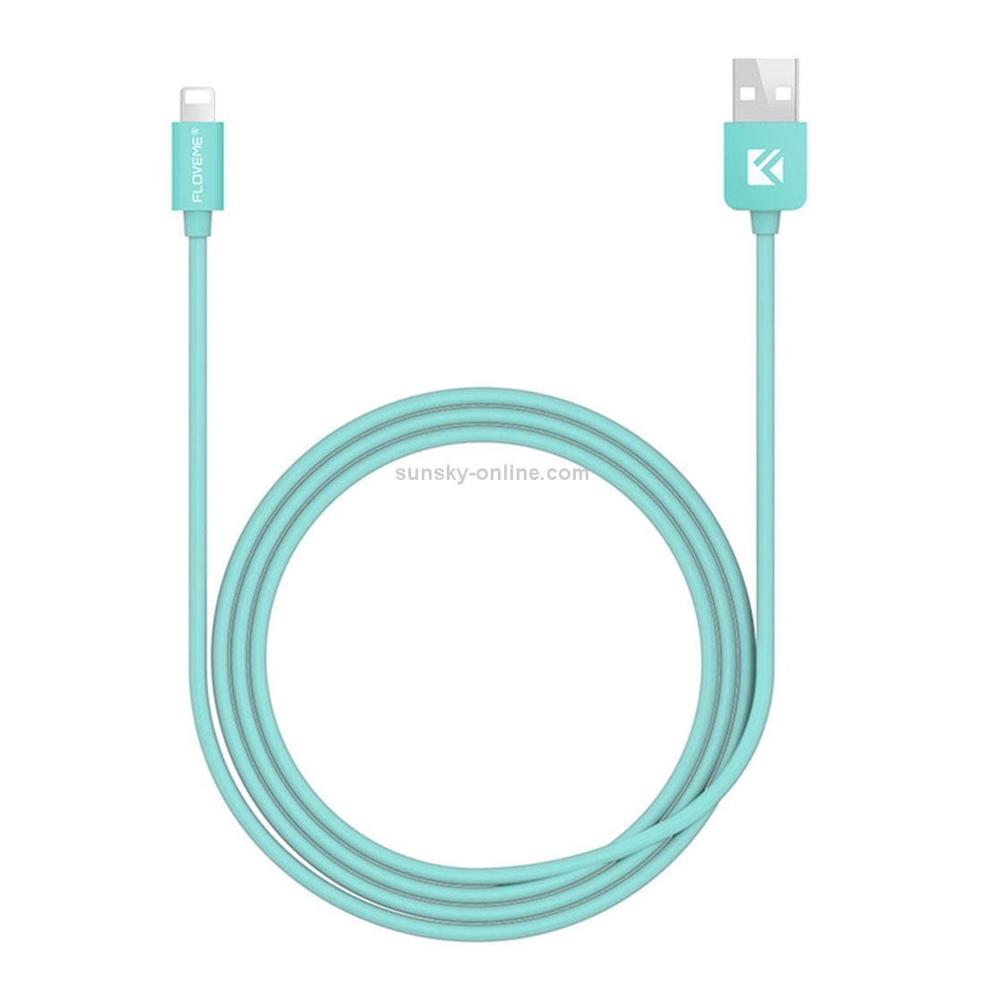 FLOVEME 2.1A 1m USB to 8 Pin Data Sync Charging Cable, Crystal Box Packing FLOVEME 2.1A 1m USB to 8 Pin Data Sync Charging Cable, Crystal Box Packing