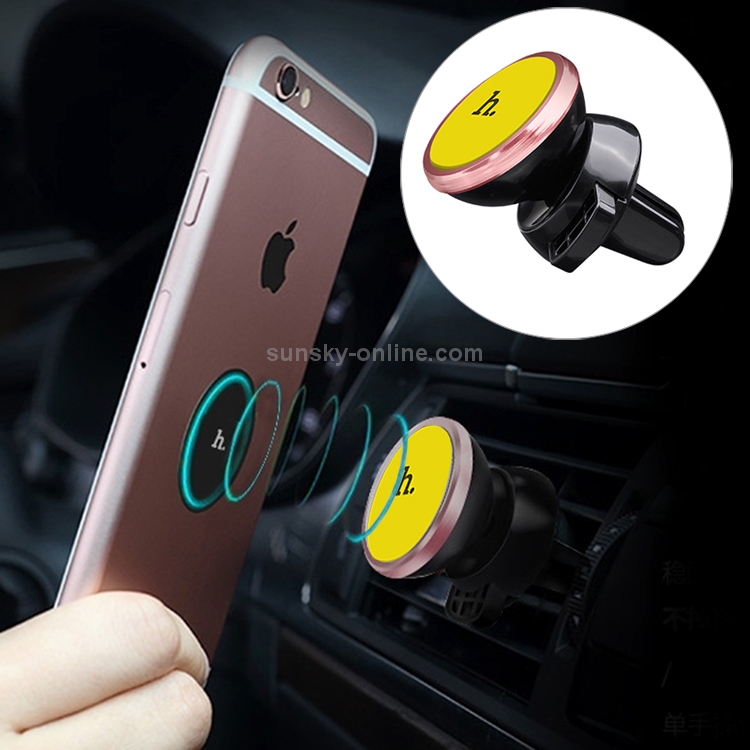 hoco CA3 360 Degree Rotation Universal Magnetic Car Air Outlet Vent Mount Phone Holder Stand hoco CA3 360 Degree Rotation Universal Magnetic Car Air Outlet Vent Mount Phone Holder Stand