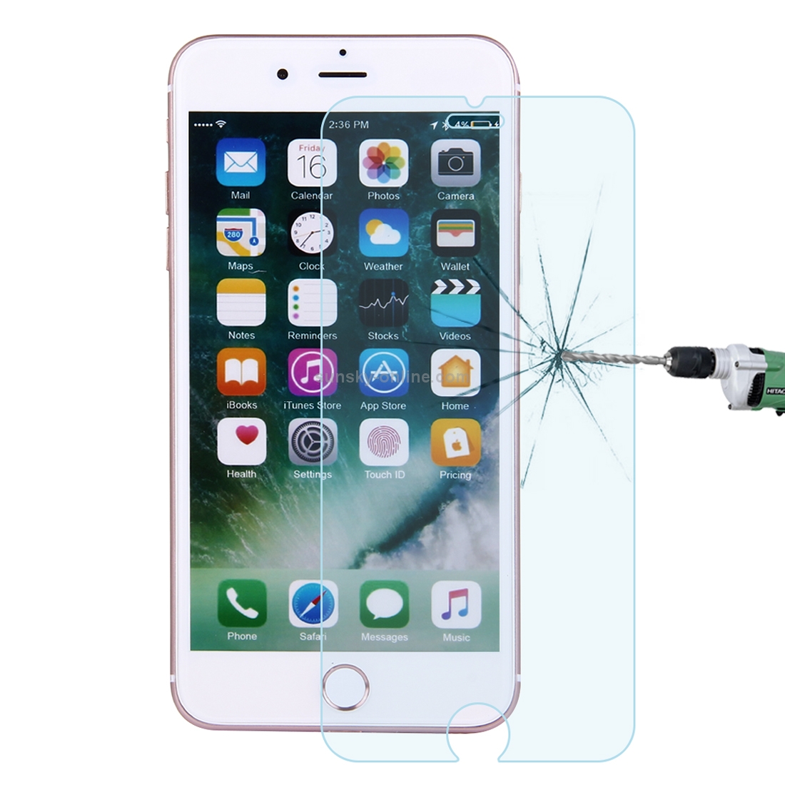 For iPhone 7 Anti Blue-ray Screen Protector 0.26mm 9H Surface Hardness 2.5D Explosion-proof Tempered Glass Screen Film For iPhone 7 Anti Blue-ray Screen Protector 0.26mm 9H Surface Hardness 2.5D Explosion-proof Tempered Glass Screen Film