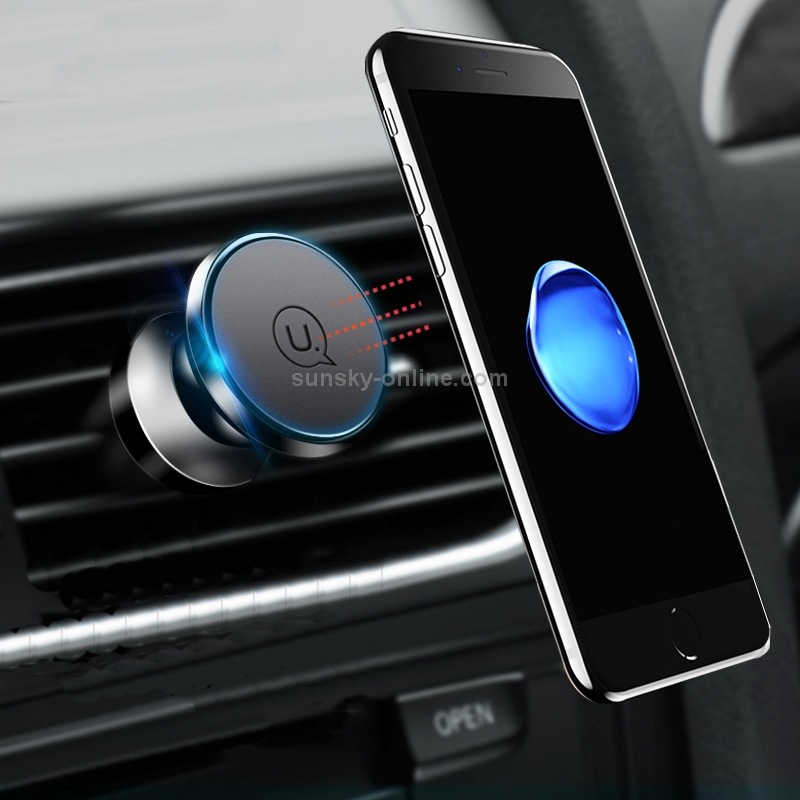 USAMS US-ZJ018 Rotatable Universal Car Air Vent Magnetic Phone Holder Stand Mount USAMS US-ZJ018 Rotatable Universal Car Air Vent Magnetic Phone Holder Stand Mount