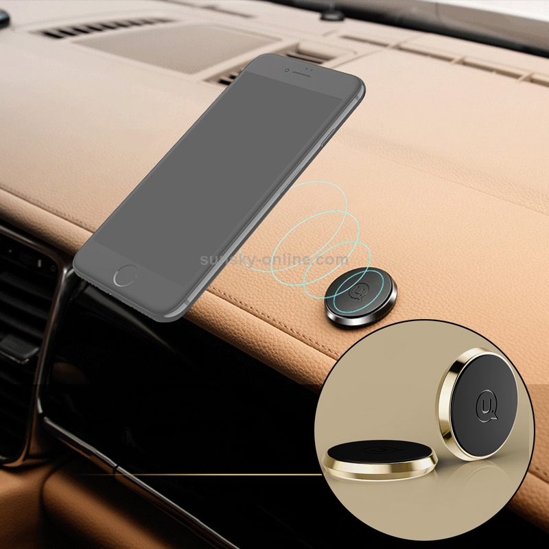 USAMS US-ZJ020 Universal Round Shape Car Magnetic Phone Holder Stand Mount USAMS US-ZJ020 Universal Round Shape Car Magnetic Phone Holder Stand Mount