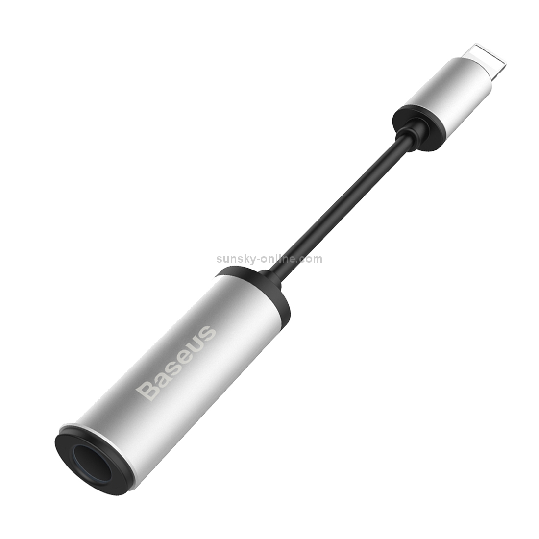 Baseus for iPhone 7 & 7 Plus Aluminium Alloy Material 8 Pin Male to 3.5mm Female Audio Adapter Cable, Not Support iOS 10.3.1 or Above Mobile Phones(Silver) Baseus for iPhone 7 & 7 Plus Aluminium Alloy Material 8 Pin Male to 3.5mm Female Audio Adapter Cable, Not Support iOS 10.3.1 or Above Mobile Phones(Silver)