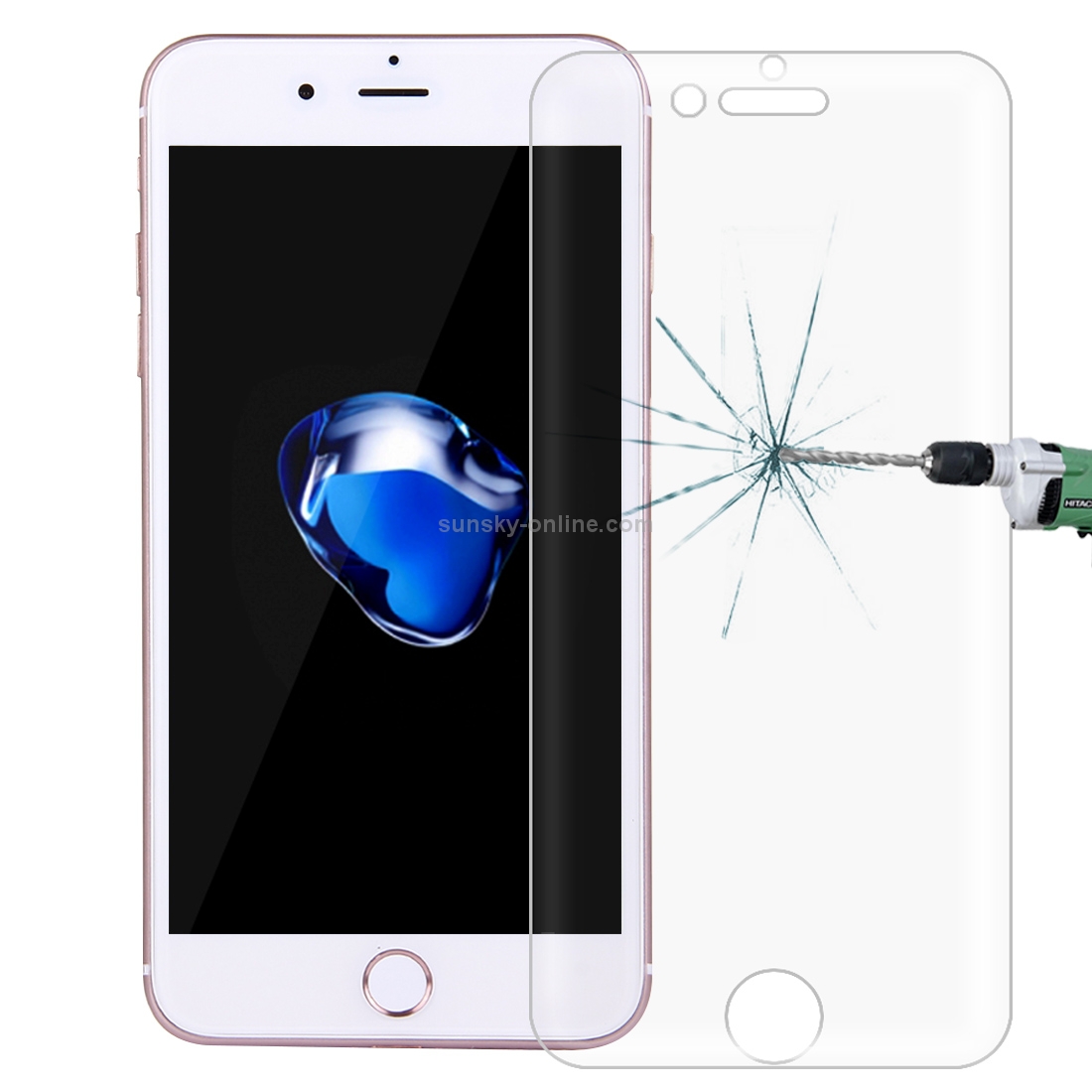 ENKAY for iPhone 8 & iPhone 7 Hat-Prince 0.26mm 9H+ Surface Hardness 3D Heat Bending Explosion-proof Full Screen Tempered Glass Film ENKAY for iPhone 8 & iPhone 7 Hat-Prince 0.26mm 9H+ Surface Hardness 3D Heat Bending Explosion-proof Full Screen Tempered Glass Film