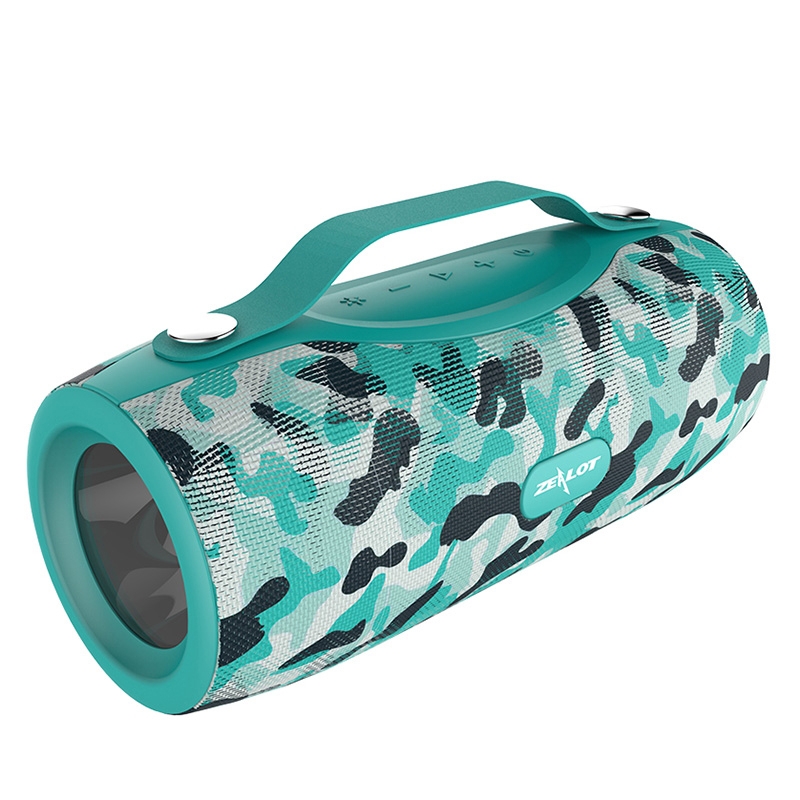ZEALOT S29 10W Portable HiFi Bass Wireless Bluetooth Speaker, Support Hands-free / USB / AUX (Cyan) ZEALOT S29 10W Portable HiFi Bass Wireless Bluetooth Speaker, Support Hands-free / USB / AUX (Cyan)