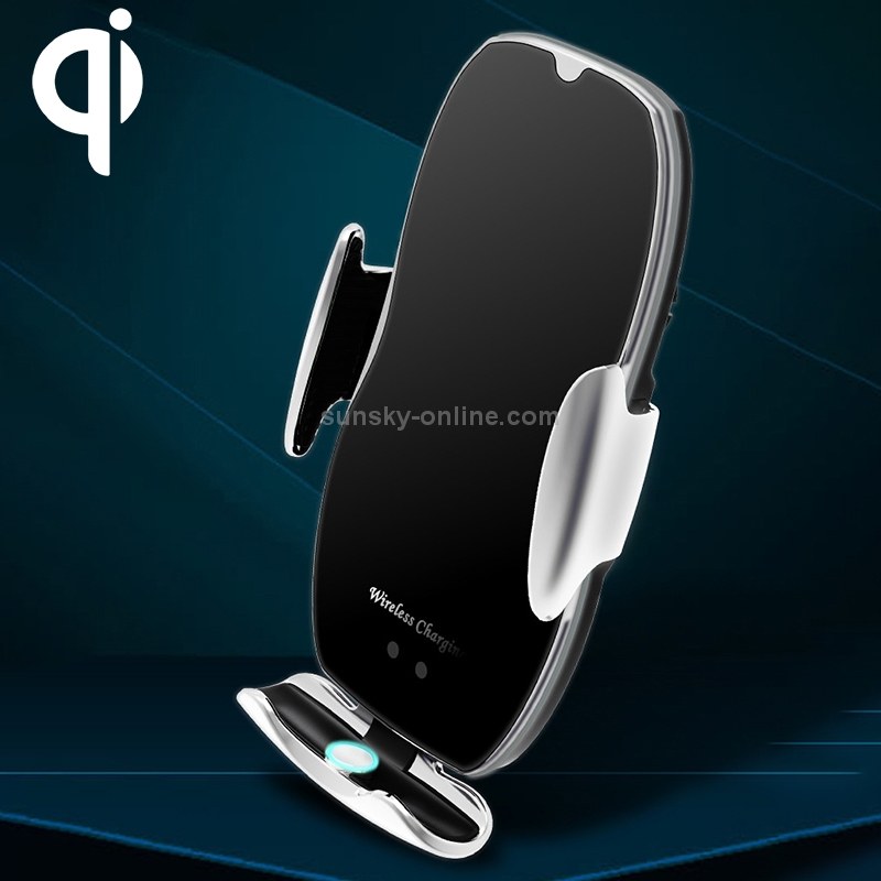 H9 QC3.0 Infrared Induction Magnetic Car Wireless Charging Mobile Phone Holder with Micro USB + 8 Pin + Type-C / USB-C Magnetic Connector(Silver) H9 QC3.0 Infrared Induction Magnetic Car Wireless Charging Mobile Phone Holder with Micro USB + 8 Pin + Type-C / USB-C Magnetic Connector(Silver)