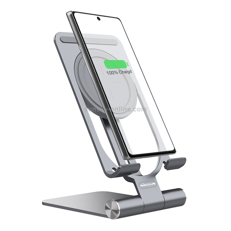 NILLKIN 2 in 1 15W PoweHold Mini Vertical Foldable Detachable Wireless Charger Mobile Phone Holder (Dark Gray) NILLKIN 2 in 1 15W PoweHold Mini Vertical Foldable Detachable Wireless Charger Mobile Phone Holder (Dark Gray)